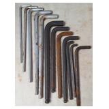 SAE and Metric Large Size Hex Keys / Allen