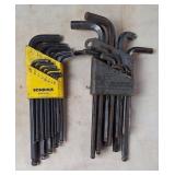 Bondhus SAE Hex Keys, Craftsman Metric Hex Keys