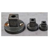 Grey Pneumatic 3-Piece Drive Reducing Adapter Set