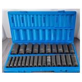 Grey Pneumatic 1/2" Drive Deep Impact Sockets