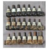 Lisle 3/8" Drive SAE & Metric Hex Bit Socket Sets