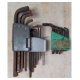 SAE Hex Keys and Torx Hex Keys w/Holders