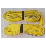 2 Nylon Safety Lifting Slings