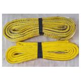 2 Nylon Safety Lifting Slings