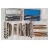 28 Machinist Taps & 4 Drill Bits