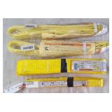 4 Nylon Safety Lifting Slings, New