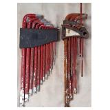 Titan SAE & Metric Hex Keys w/Holders
