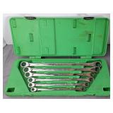 S-K Double Box End Ratcheting Wrenches, Metric
