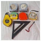 Craftsman Chalk Line, Tape Measures, Quick Square