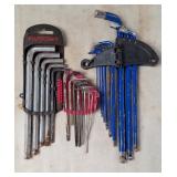 Titan Metric Hex Keys, Autocraft SAE Hex Keys