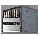 Chicago-Latrobe Drill Bit Case w/Drill Bits