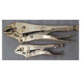 2 Pair Irwin Vise Grip Locking Pliers