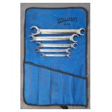 Williams R-4A Double Head Flare Nut Wrench Set