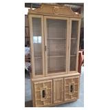 China Cabinet w/Bamboo-Style Detail