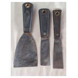 Hyde Joint Knife & 2 Putty/Scraper Knives