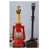 Winged Wheel No. 400 Lantern Turned Into Lamp