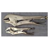 2 Pair Irwin Vise Grip Locking Pliers