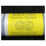 Roll of 2000 Sacagawea Golden Dollars