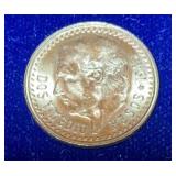 20th Century Mexico 2 1/2 Pesos Gold Restrike