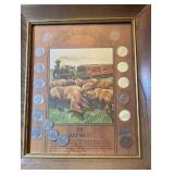 Framed The Way West (Buffalo Nickels)
