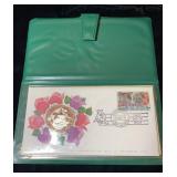 1978 Five Dollar Silver Coin & Stamp