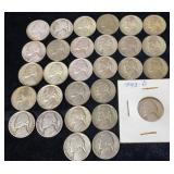 (29) Jefferson War Nickels