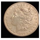 1897-S Morgan Silver Dollar XF-AU