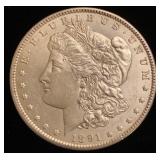 1891-S Morgan Silver Dollar MS-63