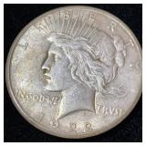 1922-S Peace Silver Dollar