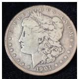 1901-O Morgan Silver Dollar