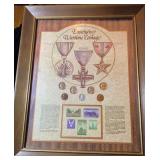 Framed Emergency Wartime Coinage
