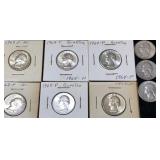 (9) Washington Silver Quarters