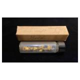 Vial of gold nuggets panned in California