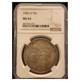 1900-O Morgan Silver Dollar MS-64 NGS