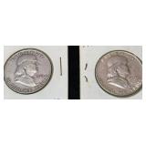 1949-D Franklin Silver Half Dollars