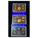 1968, 1970 & 1971 US Proof Sets