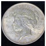 1923 Peace Silver Dollar