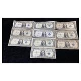 1935 & 1957 Series Blue Seal $1 Silver