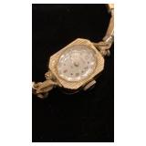 14K White Gold Hamilton wristwatch