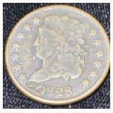 1828 Half Cent (13 stars)