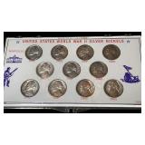 United States WWII Silver Nickels