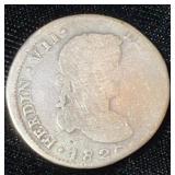1820 8 Reales Coins, .903 silver 27grams