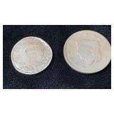 Barber Silver Quarter & Large Cent