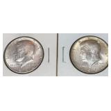 1964 Kennedy Silver Half Dollars