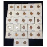 1940s, 50s & 60s Lincoln Head Cents