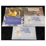 1995, 1996, 1997 & (2) 1998 US Mint Unc Coin Sets