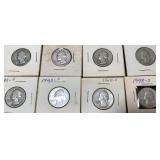 (8) Washington Silver Quarters