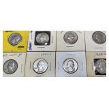 (8) Washington Silver Quarters