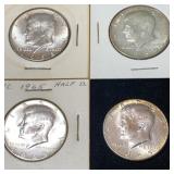 1965 & 1969 Kennedy Silver Half Dollars