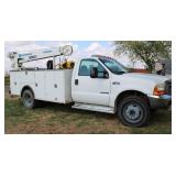 2000 Ford F450 Kobelco Auto-Crane Service Truck